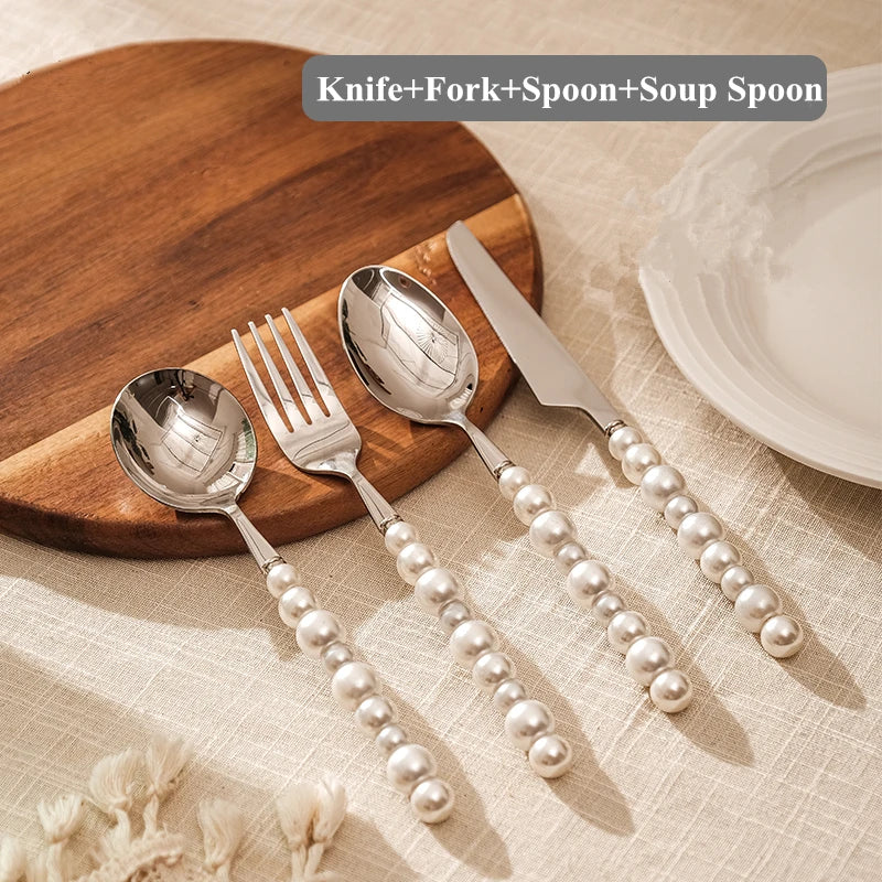 Pearl cutlery