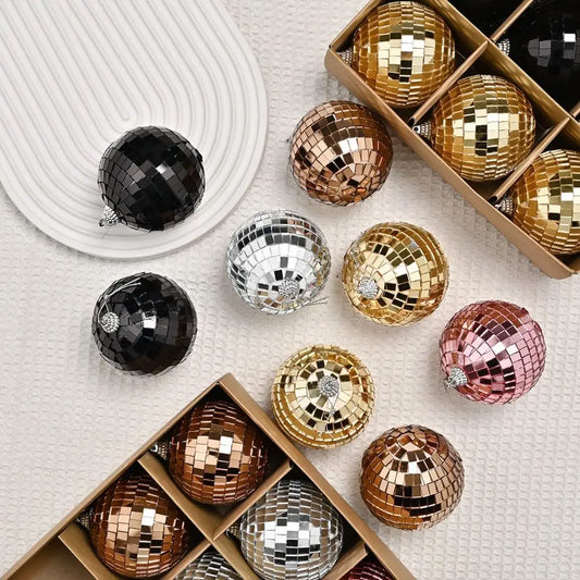 Christmas disco balls