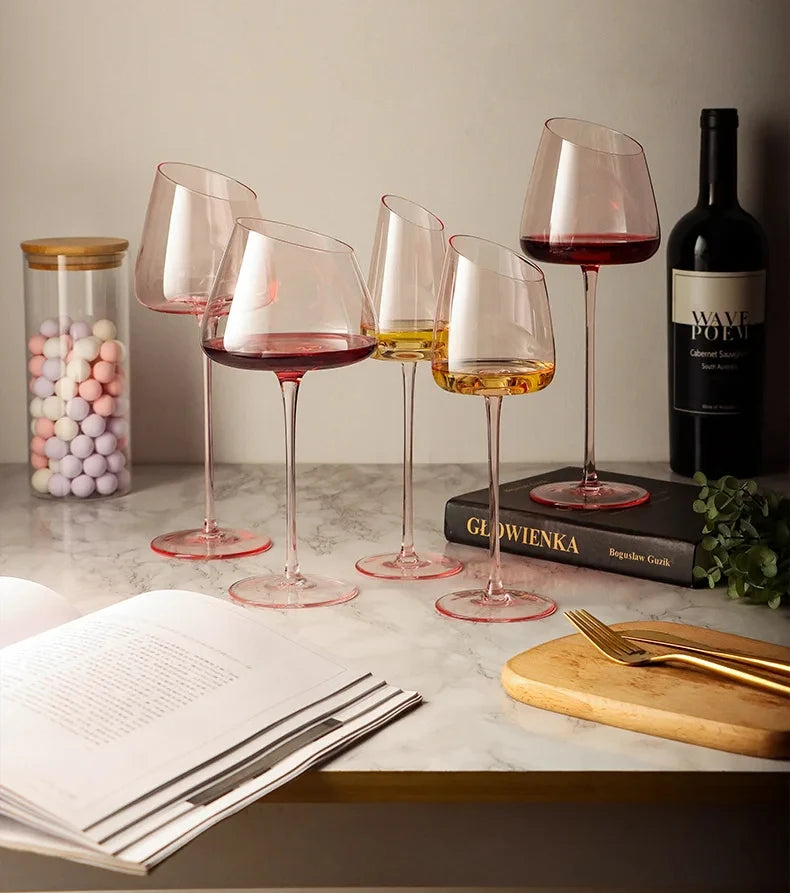 Decorative wine glass