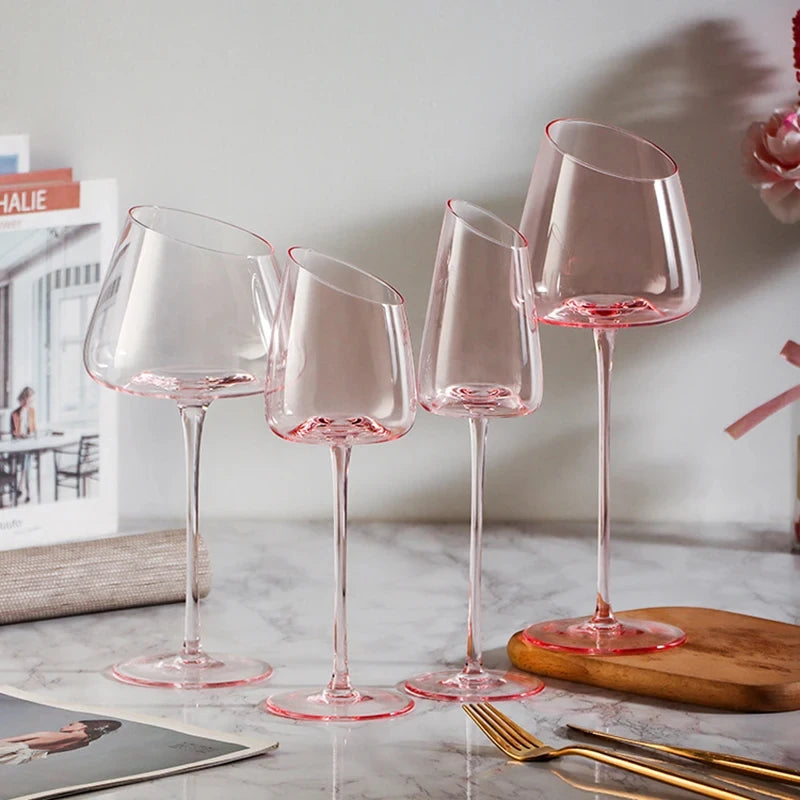 Decorative wine glass