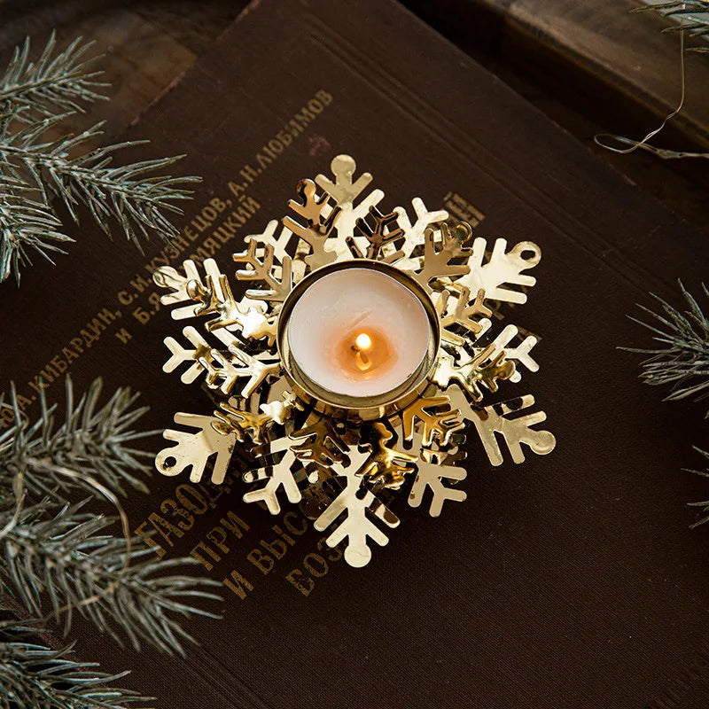 Candle holders snowflake