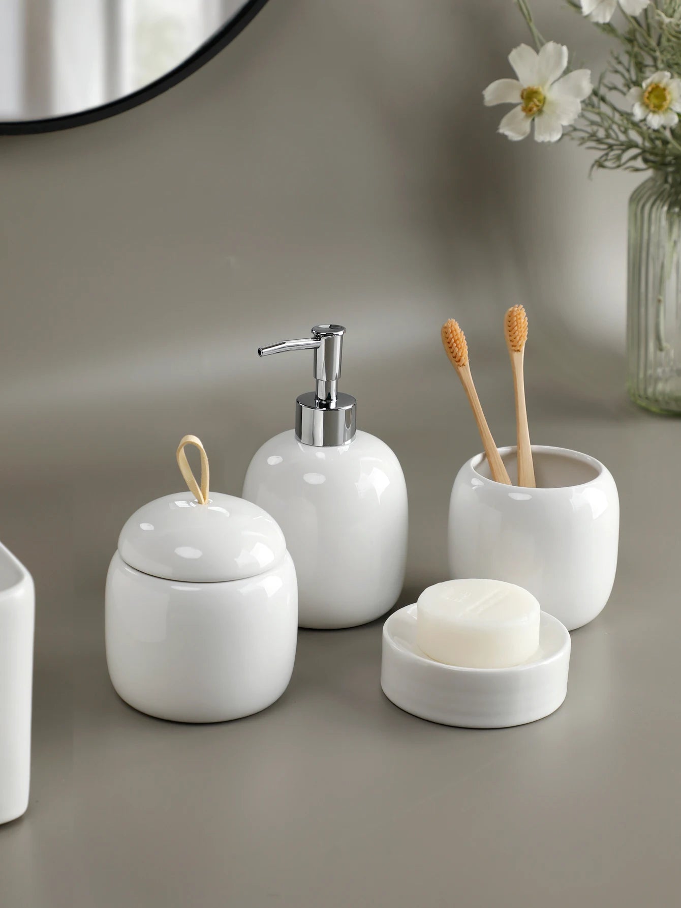 Soap dispenser set