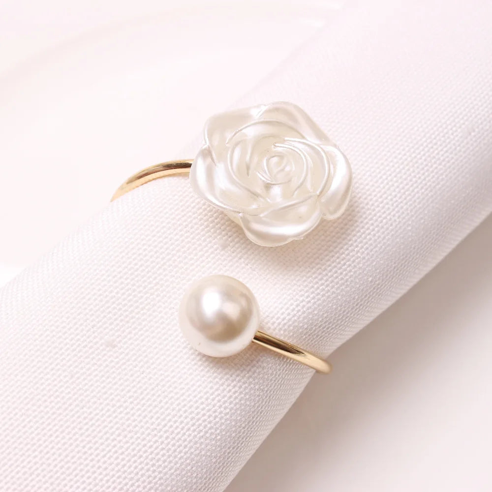 Flower napkin ring