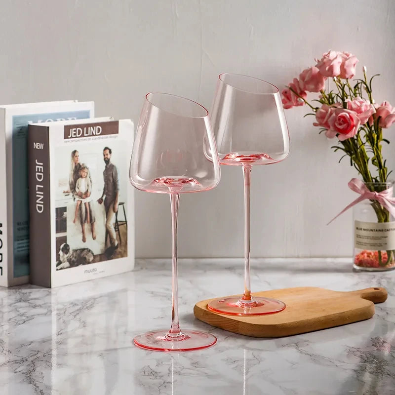 Decorative wine glass