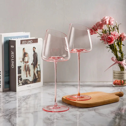 Decorative wine glass