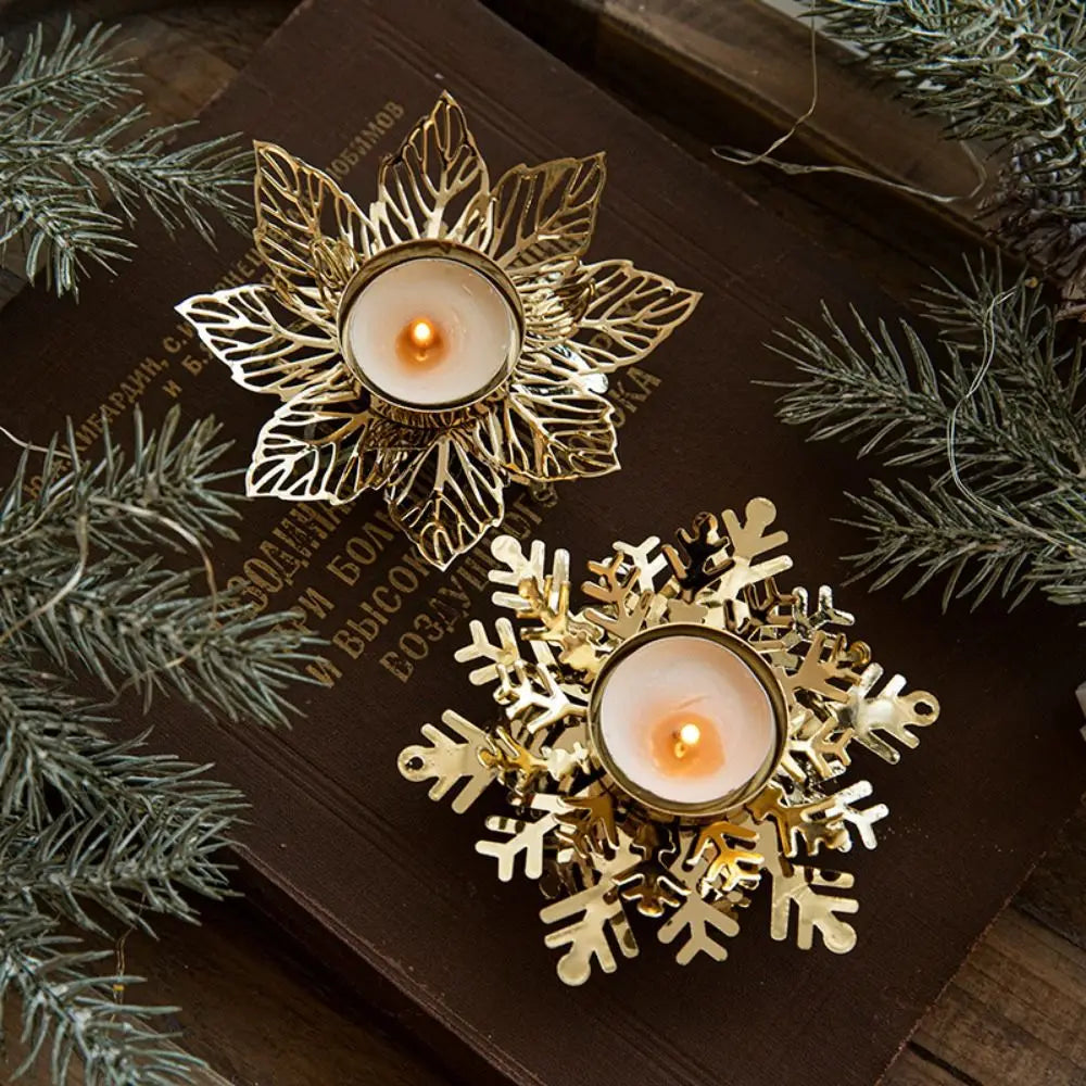 Candle holders snowflake